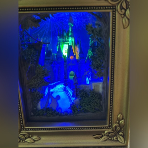 Disney Gallery of Light - CINDERELLA CASTLE Olszewski Gallery Lights Up RARE EUC - Picture 4 of 14